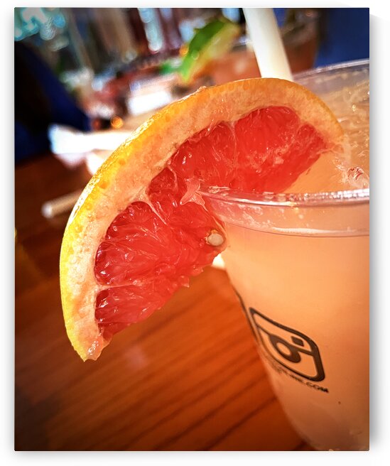 Ruby Red Grapefruit Slice by Bill Swartwout Photography