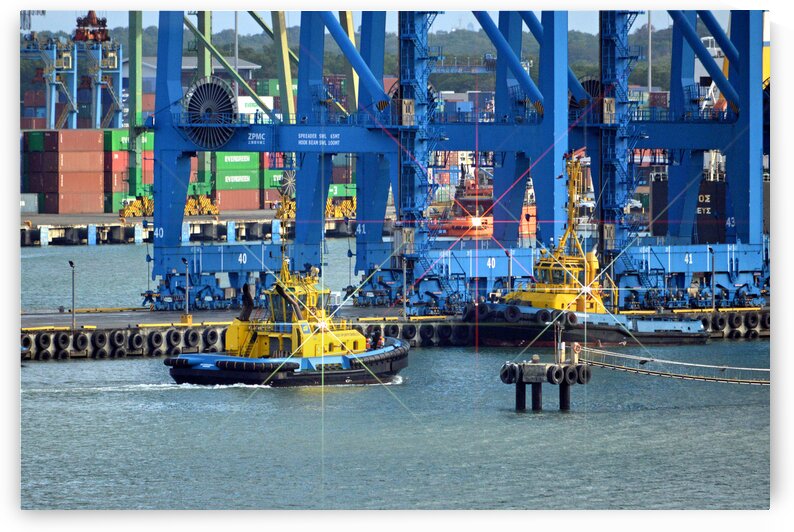 Tugboat Stars Balboa Manzanillo and Portobelo in Colon Panama by Bill Swartwout Photography