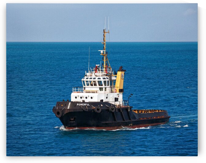 Tugboat Powerful Bermuda by Bill Swartwout Photography