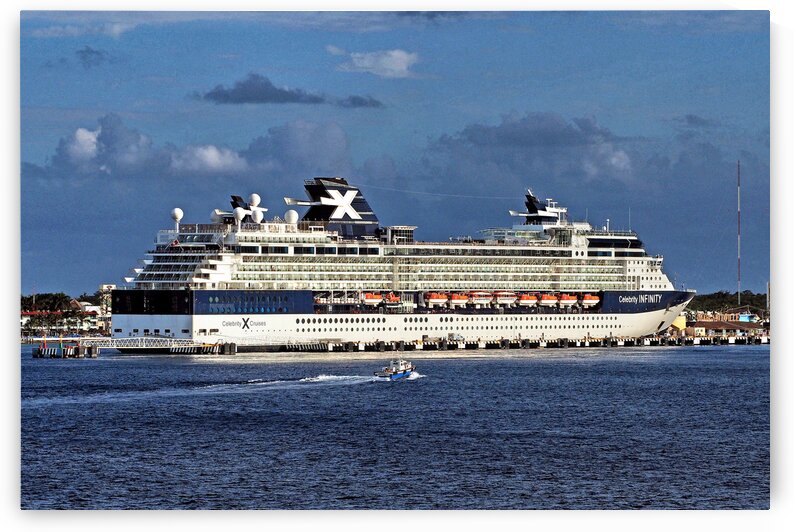 Cruise Ship Celebrity Infinity Docked at Cozumel by Bill Swartwout Photography