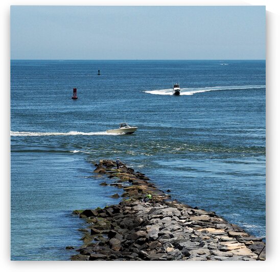 Indian River Inlet Busy Boats by Bill Swartwout Photography