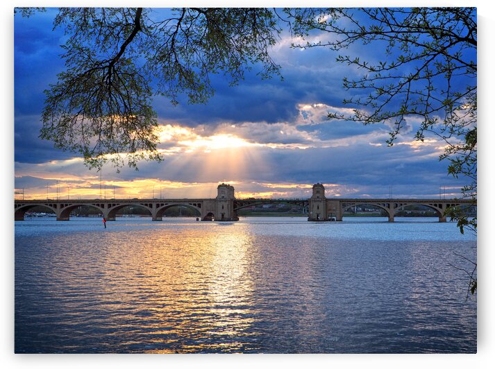 Sobo South Hanover Street Bridge Sunset by Bill Swartwout Photography