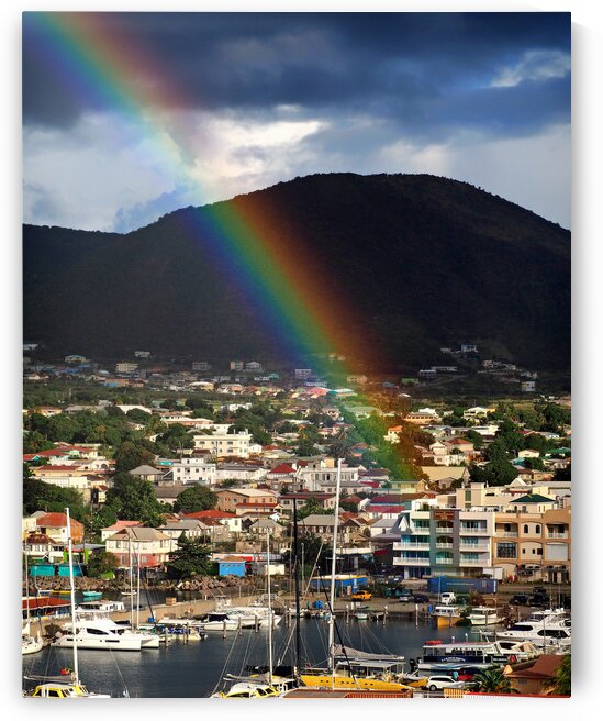 Rainbow Pot of Gold at Basseterre St. Kitts by Bill Swartwout Photography