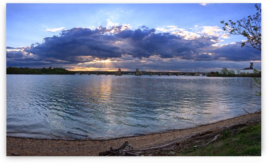 South Hanover Street Bridge Port Covington Panorama by Bill Swartwout Photography
