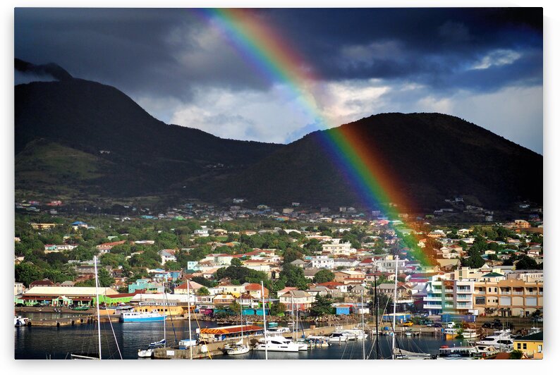 St. Kitts Rainbow Horizontal by Bill Swartwout Photography