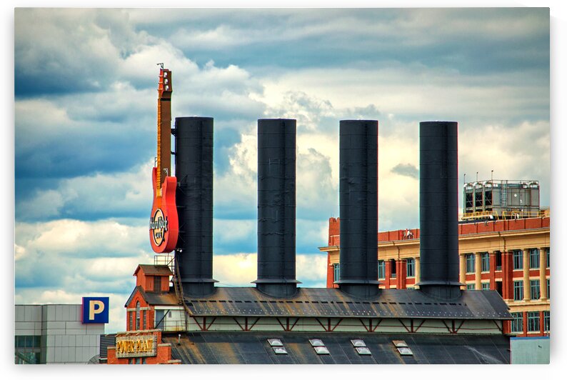 Baltimore Power Plant Guitar Stacks by Bill Swartwout Photography