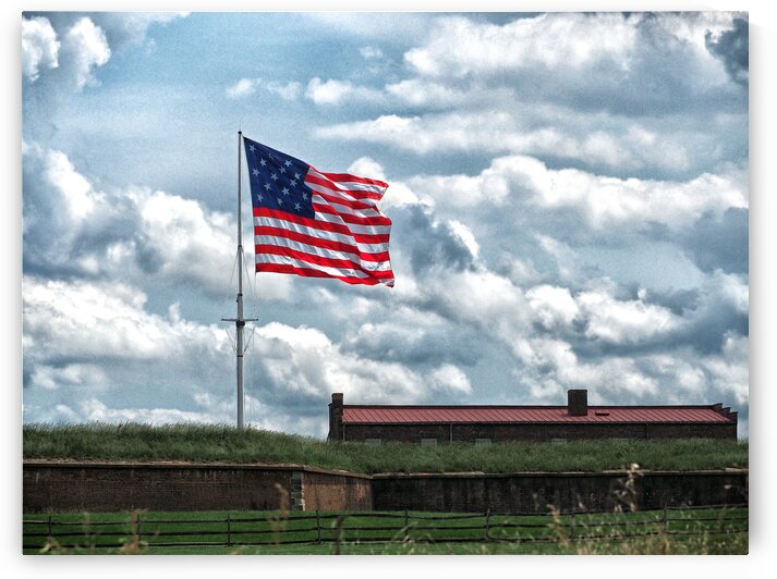 Garrison Flag over Fort McHenry by Bill Swartwout Photography