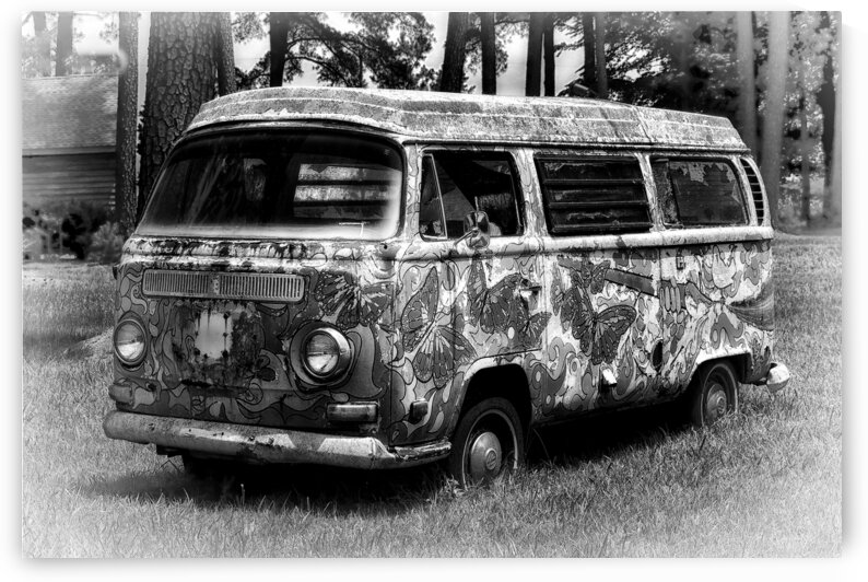 Volkswagen Microbus Nostalgia in Black and White by Bill Swartwout Photography