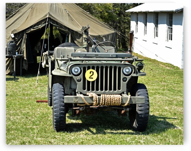 Willys Jeep USA Front Gun by Bill Swartwout Photography