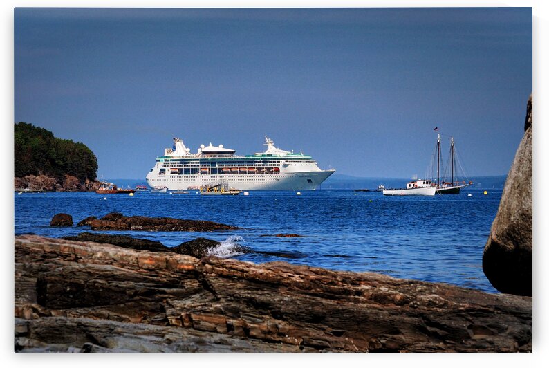 Bar Harbor Grandeur at Anchor by Bill Swartwout Photography