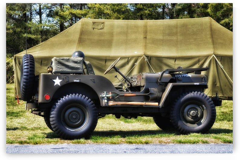Jeep Restored Fort Miles Right 4165 by Bill Swartwout Photography