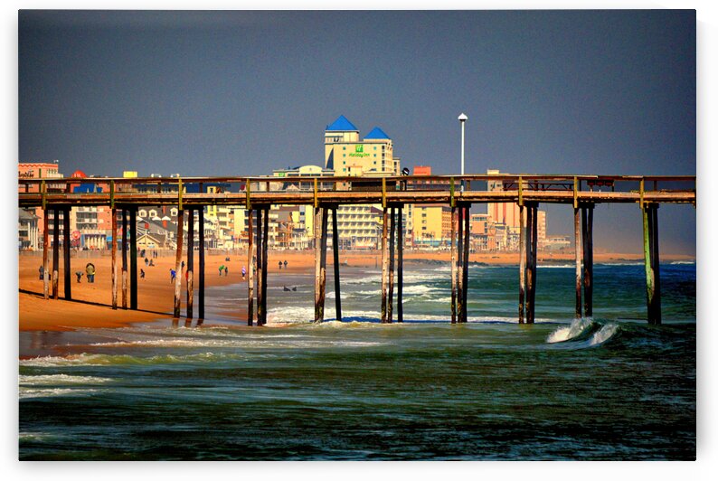 Ocean City Fishing Pier in January by Bill Swartwout Photography