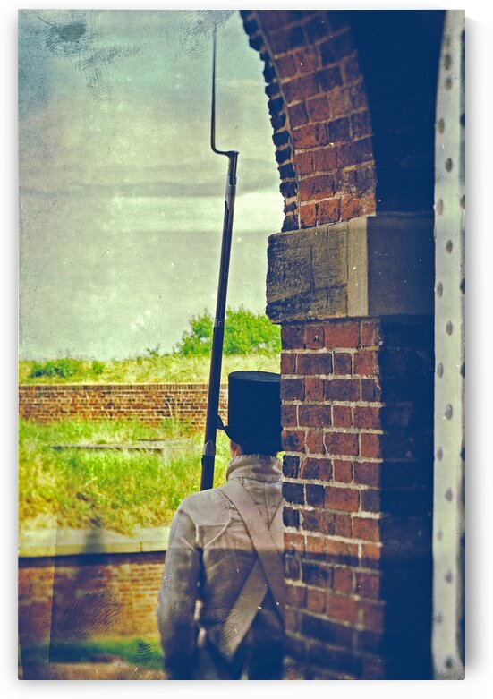 Fort McHenry Sentry Old Camera by Bill Swartwout Photography