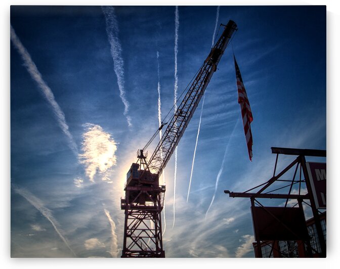 Fairfield Shipyard Whirley Crane at BMI by Bill Swartwout Photography