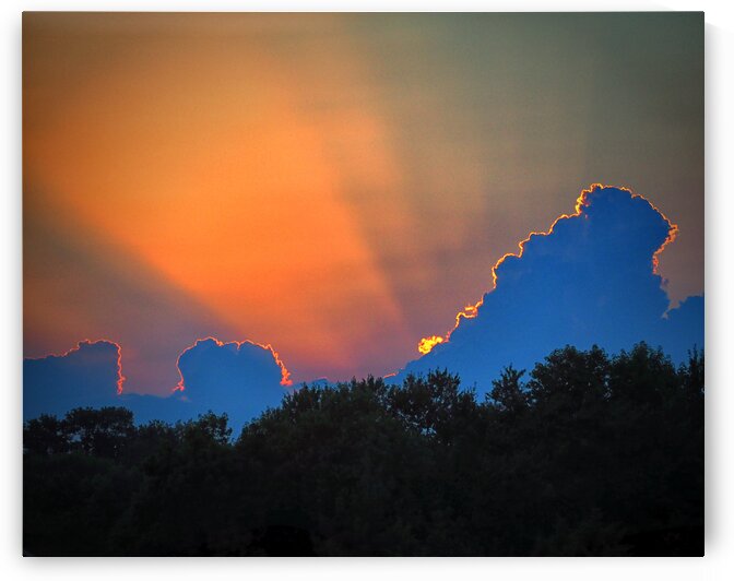 Roxanna Sunset Crepuscular Rays by Bill Swartwout Photography