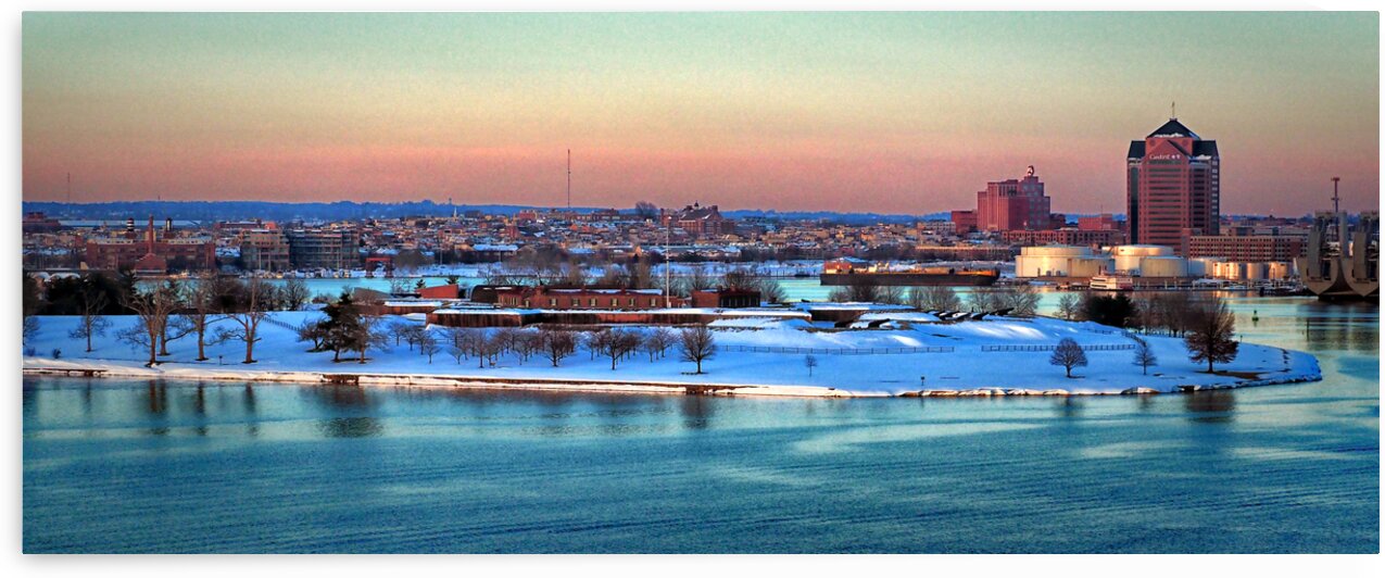 Fort McHenry Shrouded in Snow by Bill Swartwout Photography