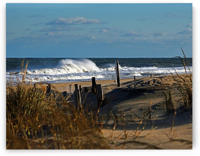 Fenwick Dunes and Waves in Autumn by Bill Swartwout Photography