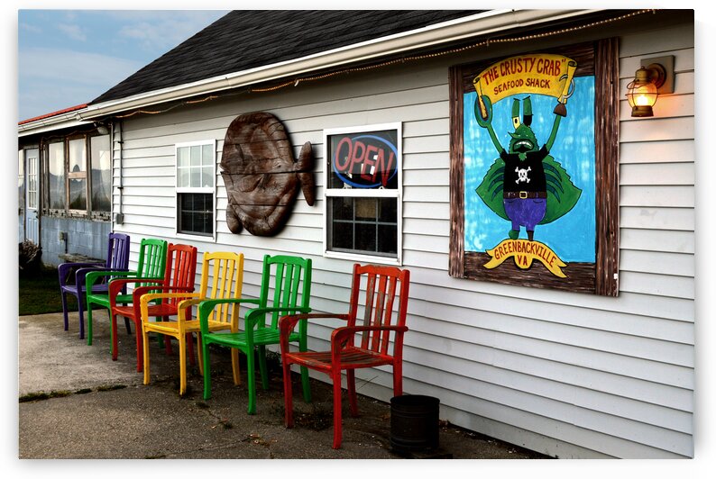 Crusty Crab Seafood Shack in Greenbackville by Bill Swartwout Photography