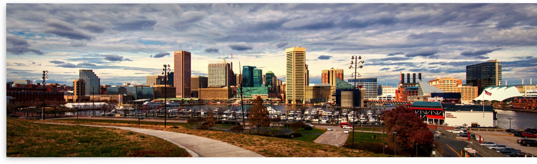 Baltimore Inner Harbor Panorama 0217 by Bill Swartwout Photography