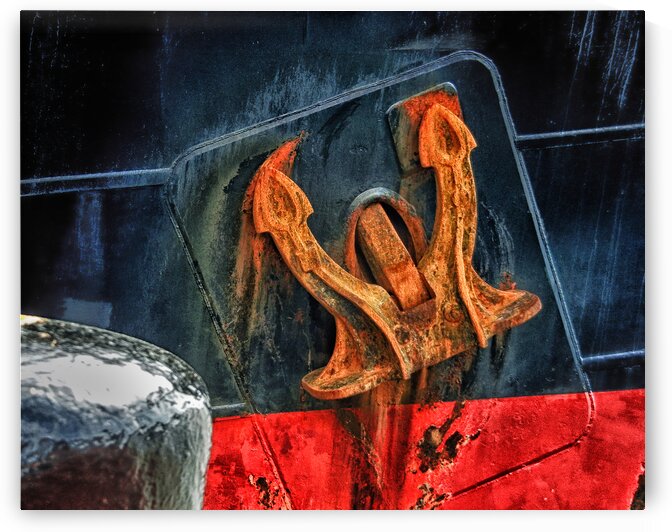 U. S. S. Constellation Rusty Anchor by Bill Swartwout Photography