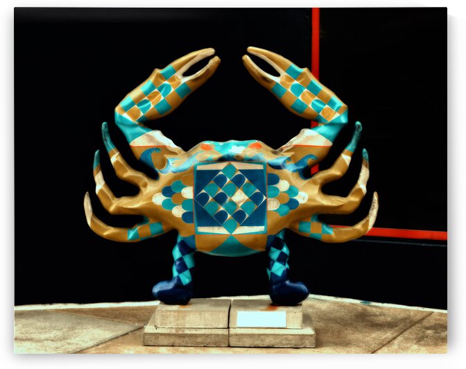 Blue Crab Statue in Downtown Baltimore by Bill Swartwout Photography