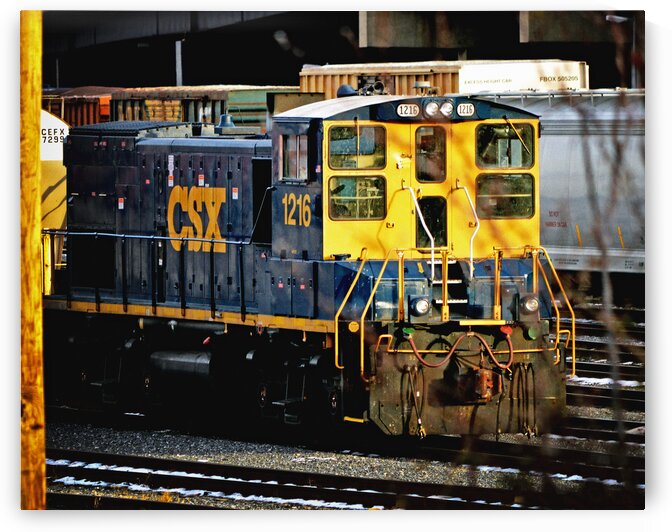 CSX 1216 Switch Engine EMD MP15T 1084 by Bill Swartwout Photography