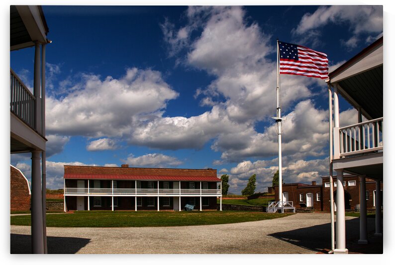 Fort McHenry Parade Ground Barracks by Bill Swartwout Photography