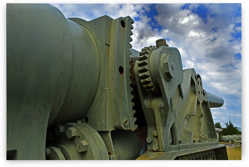 MK VI 3A11 8 Inch Anti Ship Gun by Bill Swartwout Photography