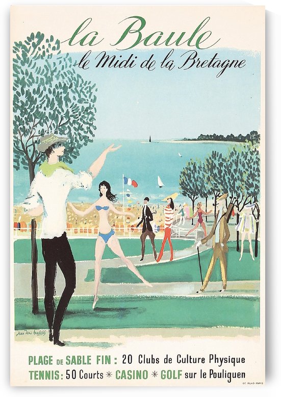 La baule by VINTAGE POSTER