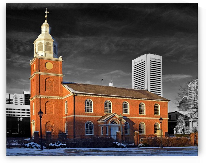 Otterbein Church Building Color Splash by Bill Swartwout Photography