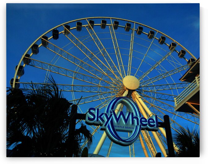 Skywheel Myrtle Beach Evening 5533 by Bill Swartwout Photography