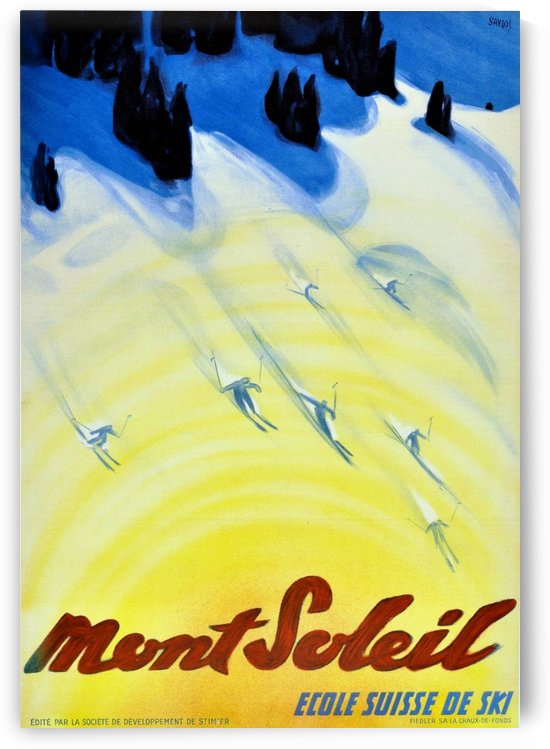 Mount Soleil by VINTAGE POSTER
