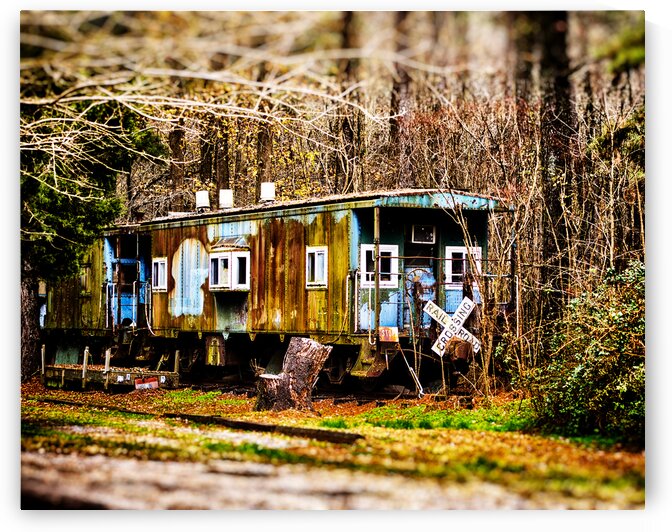 Roxana Derelect Caboose  by Bill Swartwout Photography