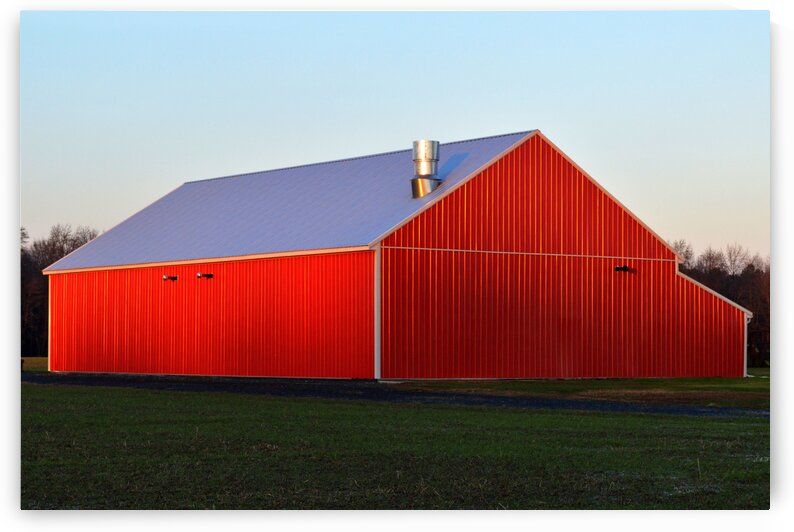 Plain and Simple Red Barn by Bill Swartwout Photography