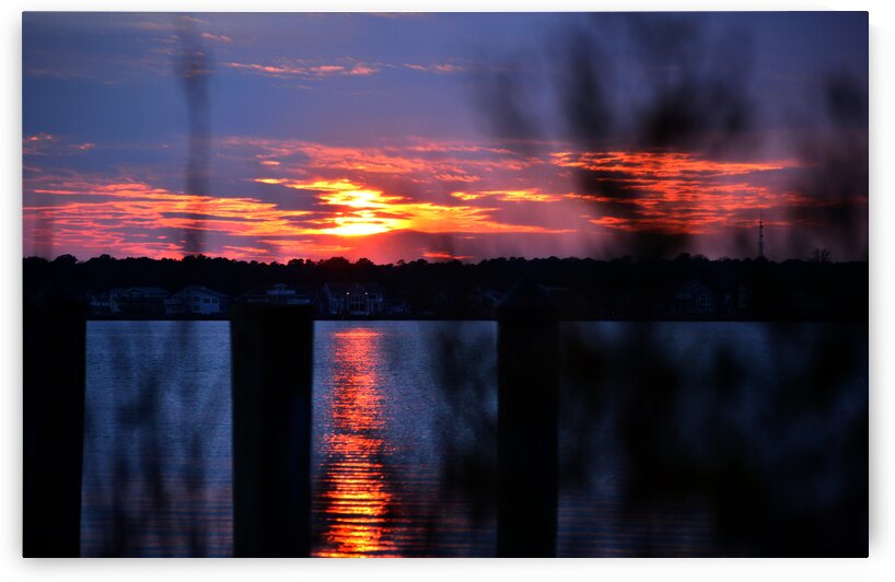 Sunset over the  St. Martin River by Bill Swartwout Photography