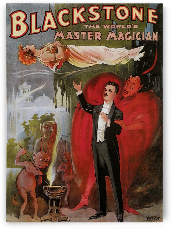 Blackstone Magic Magician by VINTAGE POSTER