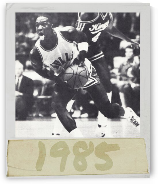 1985 Jordan Photo Art by Row One Brand