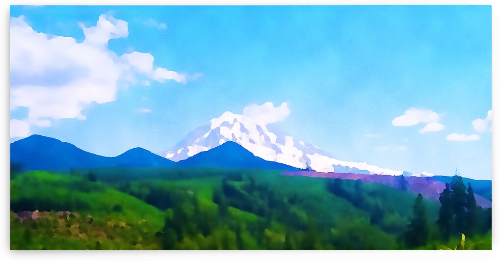 mt ranier clouds by Pierce Anderson