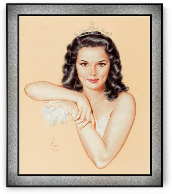 美女＊Varga.Girl・アルベルトバーガスvintage＊ピンナップ Miss February Varga Girl 1946 Pin-up Calendar by Alberto