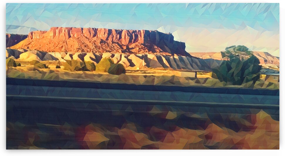 new mexico highway by Pierce Anderson