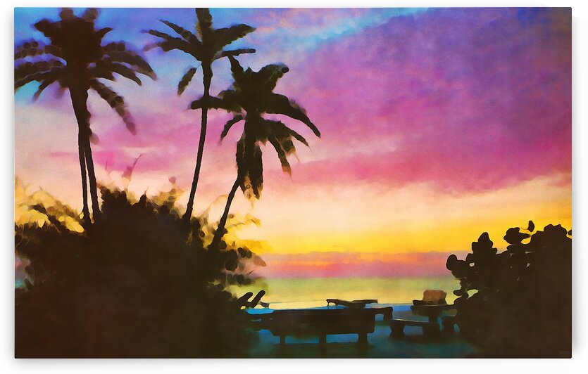 gulf of mexico sunset art by Pierce Anderson