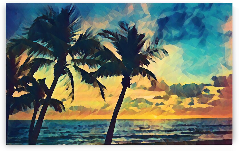 florida palm trees art by Pierce Anderson