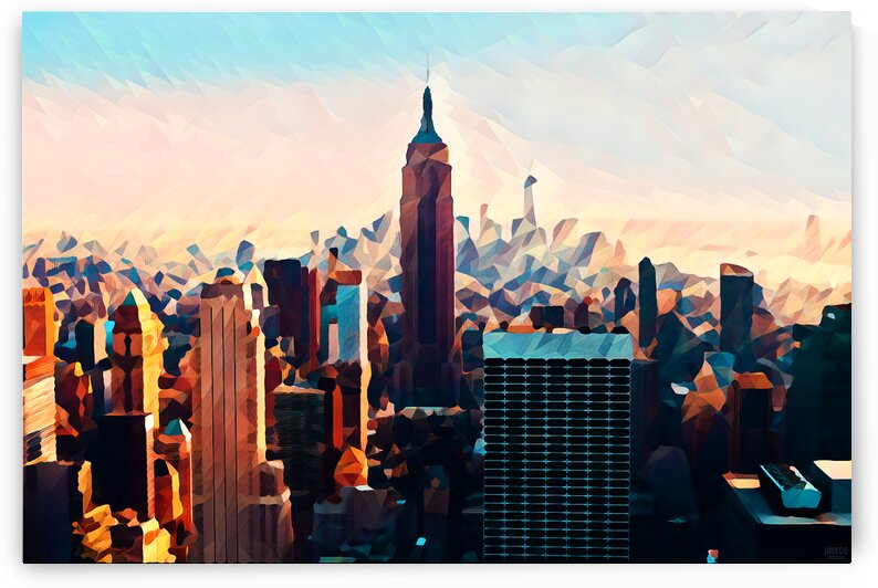 new york city skyline by Pierce Anderson