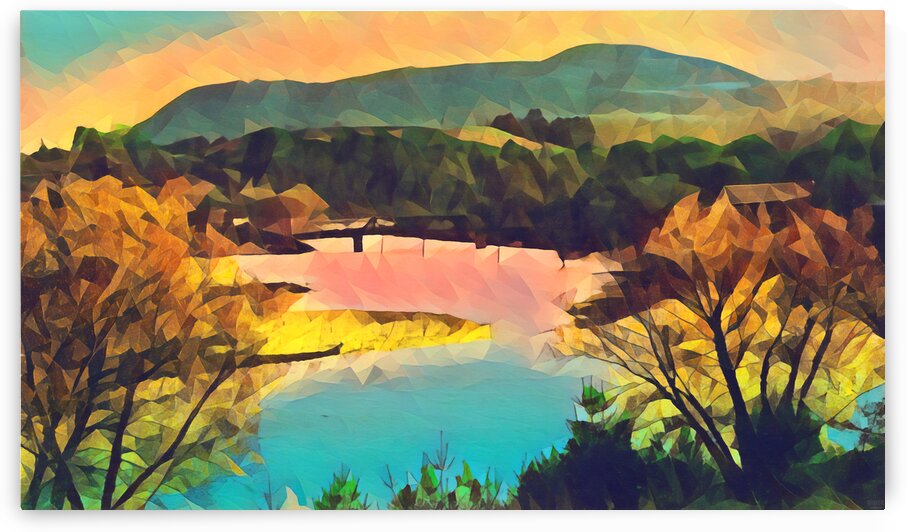 housatonic river monument mountain stockbridge mass by Pierce Anderson