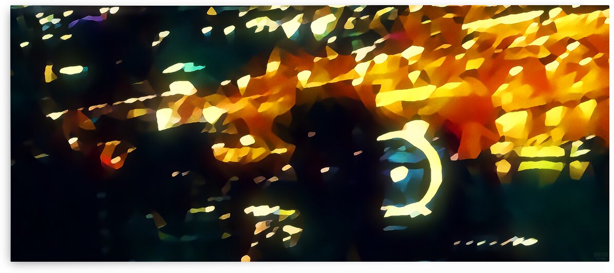 seattle at night great wheel by Pierce Anderson