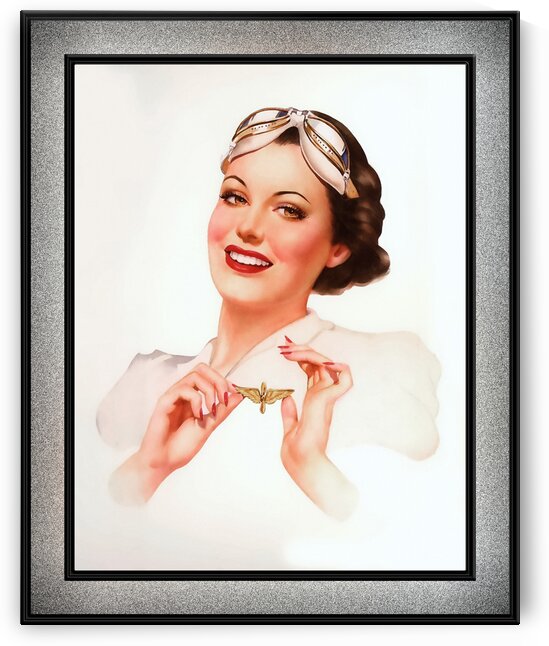 She Got Her Wings by Alberto Vargas Vintage Pin-Up Girl Art by xzendor7