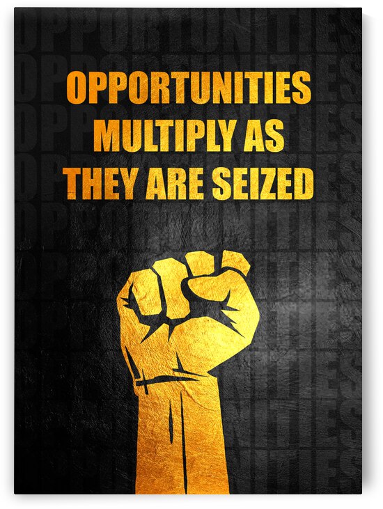 Seize the Opportunity Motivational Wall Art by ABConcepts