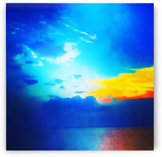 blue yellow magic by Pierce Anderson