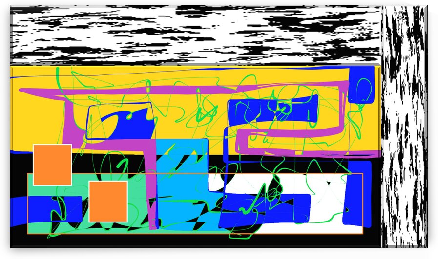 ABADDONS NIGHT VISION HOLOGRAMS with Black and White WoodGrain Border by Natives Under the Blanket of God-s Love