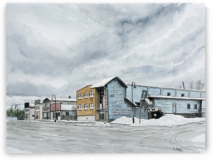 Iron Mine Restaurant Painting by Stephen Emms